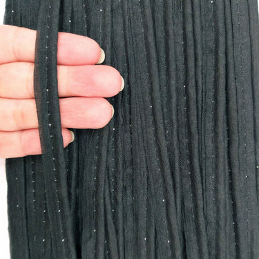 3 Yards, 5mm Flanged Insertion Piping on 10mm Band, Black Fabric Trim